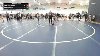 75 lbs Round Of 32 - Isaac Williams, OH vs Jack Gorman, IL