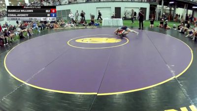 145 lbs Isabella Williams, Ohio Red vs Coral Averett, Oregon