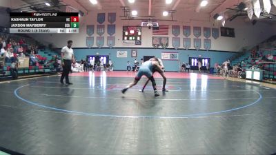 120 lbs Round 1 (8 Team) - Jaxson Mayberry, Union County A vs KaShaun Taylor, Henderson County