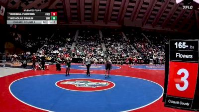 165-6A Champ. Round 1 - Russell Flowers, Colquitt County vs Nicholas Paulin, Grayson