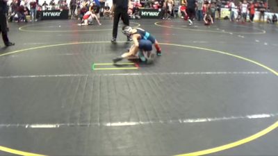 65 lbs Cons. Round 3 - Kellen Majcher, Yale Jr Bulldogs vs Brennyn Porter, North Branch Youth WC