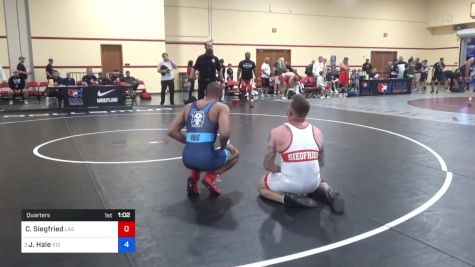 78 kg Quarters - Carl Siegfried, Las Vegas Wrestling Club vs Justin Hale, 512 Outlaw Wrestling