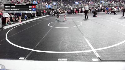 88.6-95 lbs Consi Of 8 #2 - Petra Hart, Chicas Tacitas vs Emery Edwards, Bobcat Wrestling Club