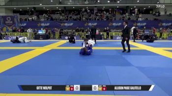 Allison Paige Galitello vs Gitte Wolput 2025 European Jiu-Jitsu IBJJF Championship