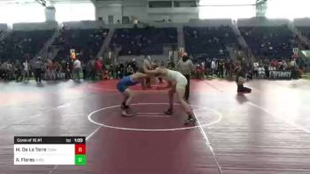 138 lbs Consi Of 16 #1 - Mario De La Torre, Team Quest vs Angel Flores, Ford Dynasty WC