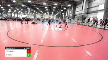 105 lbs Consi Of 32 #1 - Zephyr Kimball, CT vs Rocco Batt, NY