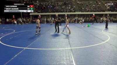 75 lbs Quarterfinal - Jack Gorman, SJO Spartan YWC vs Micky Jackson, Pinnacle