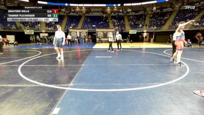 250 lbs Semifinal - Josiah Rodriguez, East Stroudsburg vs William Barrett, Cumberland Valley