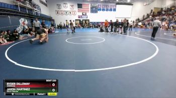 144 lbs Cons. Round 3 - Jaxon Martinez, Kelly Walsh vs Ryder Dilloway, Sheridan