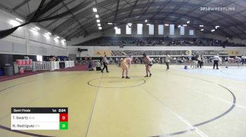 285 lbs Semifinal - Terren Swartz, Wyoming vs Nico Rodriguez, Utah Valley