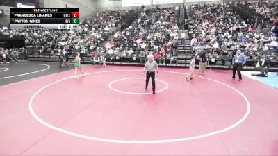 6A 110 lbs Semifinal - Payton Gines, Syracuse vs Francesca Linares, Westlake