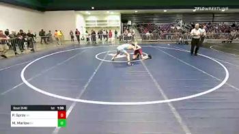113 lbs Consi Of 32 #1 - Preston Spray, WI vs Matthew Marlow, NY
