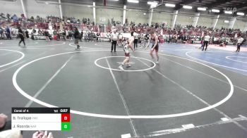 130 lbs Consi Of 4 - Brogan Trollope, Pikes Peak Warriors vs Jackson Roorda, War Wc