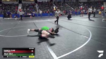 155 lbs Cons. Round 2 - Danica Cline, Great Bend vs Riley Belt, Wichita Blue Knights