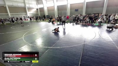 76 lbs Cons. Round 2 - Bridger Sessions, Uintah Wrestling vs Elias Patterson, Roy Wrestling Club