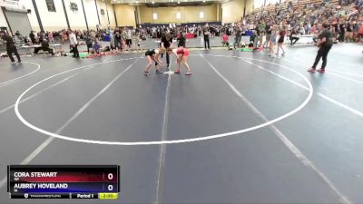 102 lbs Semifinal - Cora Stewart, WI vs Aubrey Hoveland, IA