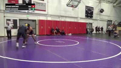 157 lbs Champ. Round 1 - Ethan Sanchez, Palomar College vs Erinn Jackson, Moorpark CCC