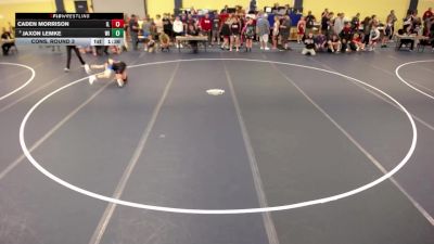 92 lbs Cons. Round 3 - Caden Morrison, IL vs Jaxon Lemke, WI