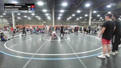 60 lbs Rr Rnd 6 - Gabriella Latshaw, Dark Horse - BK8 vs Mason Defebbo, Freakztyle Wrestling - BK8