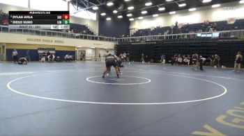 285 lbs Quarterfinal - Dylan Avila, Santa Ana College vs Diego Nuno, Lemoore College