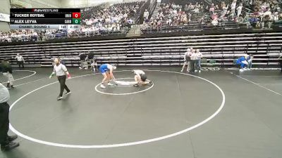 3A 165 lbs Champ. Round 1 - Tucker Roybal, Union vs Alex Leyva, Carbon