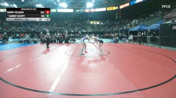 100 lbs Champ. Round 1 - Daisy Villeda, Skyline vs Aubry Scott, Thunder Ridge