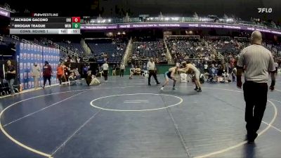 3A 150 lbs Cons. Round 1 - Jackson Gacono, Enka High School vs Brogan Teague, West Iredell High School