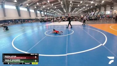 35 lbs Round 3 - Tezza Leyva, El Paso Enforcers Wrestling Club vs Yaniliz Navarro, El Paso Supers Wrestling Club