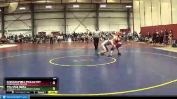 174 lbs Champ. Round 1 - Michael Ross, Johnson & Wales University (Rhode Island) vs Christopher McCarthy, Rhode Island College
