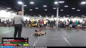 98 lbs Round 1 (8 Team) - Daniel Berardi, Frost Gang vs Alex Diaz, Iron Horse Gray