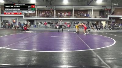 157 lbs Round 1 (4 Team) - Connor Schenian, Wisconsin-Stevens Point vs Christian Stanek, Central