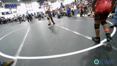 80 lbs Semifinal - Liam Hayes, Carl Albert vs River Holcomb, Tecumseh Youth Wrestling