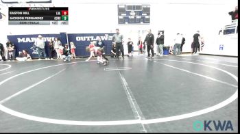52 lbs Semifinal - Easton Hill, Elgin Wrestling vs Jackson Fernandez, Cotton County Wrestling Club