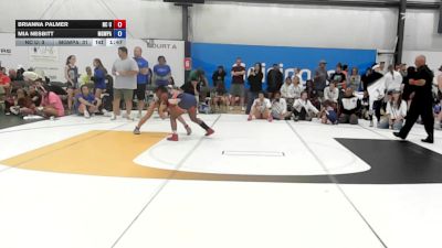 46 lbs Semifinal - Brianna Palmer, NC United - W vs Mia Nesbitt, MGW Death By Chocolate - W