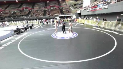 138 lbs Cons. Round 3 - Kobe Negrete, Wright Wrestling Academy vs Leighton Gutierrez, Red Bluff High School Wrestling