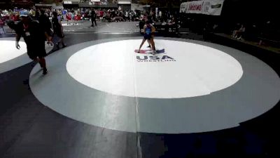 120 lbs Semis - Caroline Collins, Carlsbad Legacy Wrestling Club vs Jaevani Persaud, Delta Wrestling Club