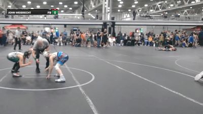 76 lbs Semis (4 Team) - John Weibrecht, Pennridge Youth Wrestling vs Porter Fissel, American Dream