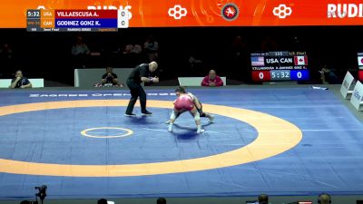 55 kg Semifinal - Areana Villaescusa, USA vs Karla Godinez, CAN