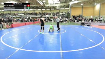 132 lbs Quarterfinal - Isaac Quiles, East Hartford vs Evan Boulard, Massabesic