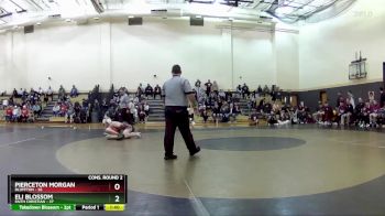 150 lbs Semis & Wb (16 Team) - Eli Blossom, Faith Christian vs Pierceton Morgan, Bluffton