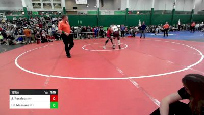 131 lbs Round Of 32 - Jacob Perales, Goshen vs Nik Massaro, St Joesphs Collegiate