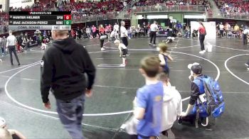 45 lbs Cons. Round 1 - Hunter Helmer, St Paul Youth Wrestling vs Jrae Jackson-Perez, Midwest Destroyers Wrestling Club