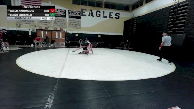 165 lbs Consi Of 8 #1 - Jacob Akrongold, Greenwich vs Lucas Locatelli, Ridgefield
