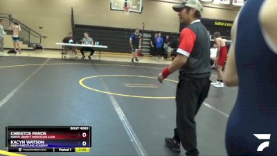 126 lbs Cons. Round 1 - Christos Panos, North Liberty Wrestling Club vs Kacyn Watson, Moen Wrestling Academy