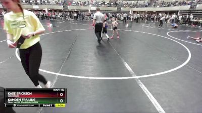 55 lbs Cons. Round 2 - Kase Erickson, Wisconsin vs Kamden Frailing, Team Nazar Training Center