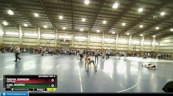 135 lbs Cons. Round 4 - Taisyn Johnson, Westlake vs Cael Hoopes, JWC