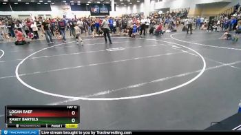 77 lbs Cons. Round 2 - Kasey Bartels, IA vs Logan Raef, IN