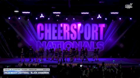 Palm Beach Lightning - BLACK DIAMONDS [2026 L4 Junior - Flex - Medium Day 2] 2026 CHEERSPORT National All Star Cheerleading Championship