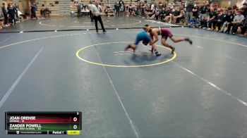 119 lbs Round 3: 3:00pm Fri. - Zander Powell, Palmer High School vs Joan Orense, Dimond