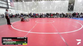 157 lbs Cons. Round 2 - Adam Bouloudene, NOVA Wrestling Club vs Peter Kress, NOVA Wrestling Club